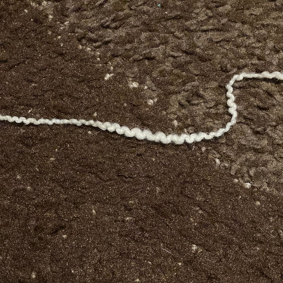 Cream Textured Yarn Spool for Art Projects - Picture 2 of 4